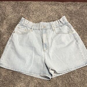 Light Blue Denim Women's Shorts